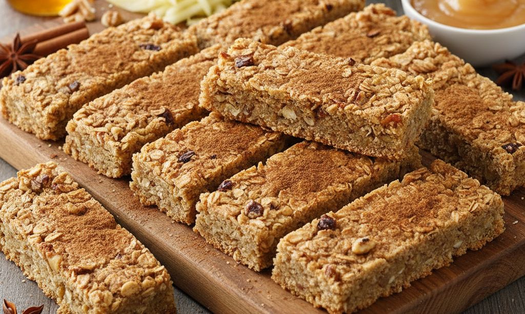 Barres énergétiques pomme et cannelle