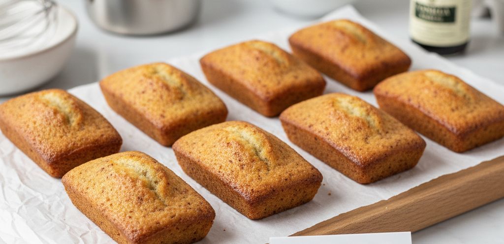 Financiers keto dorés à la poudre d'amande et beurre noisette