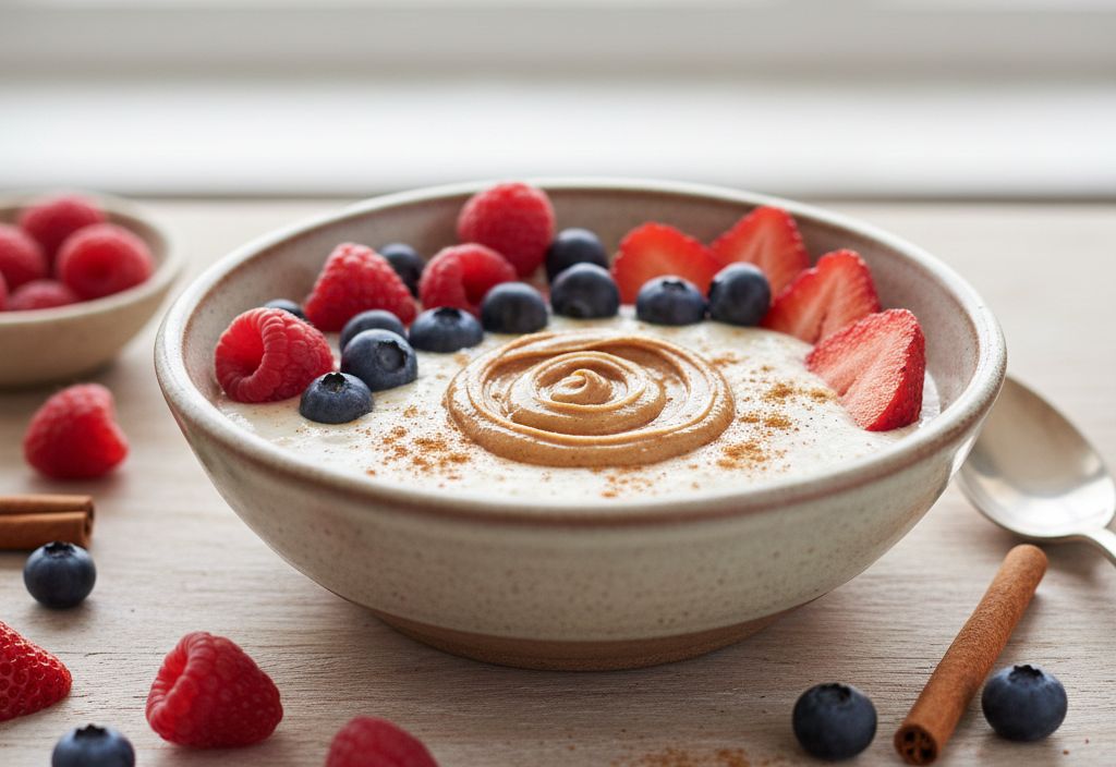 Porridge protéiné aux baies version low carb