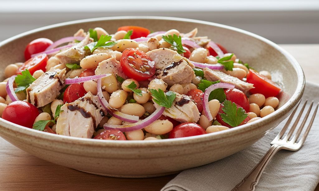 Salade de thon aux haricots blancs